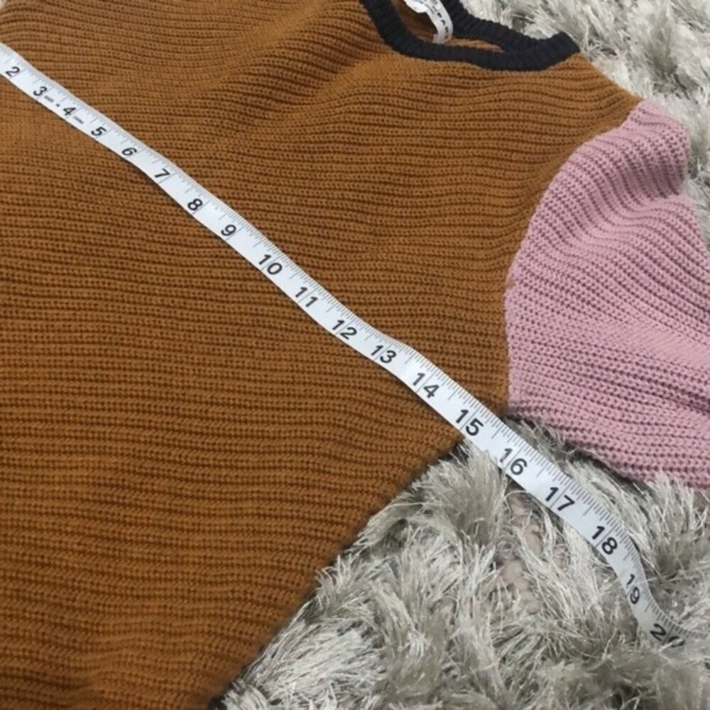 APIECE APART Almeria Button Hem Colorblock Sweater - Picture 12 of 12